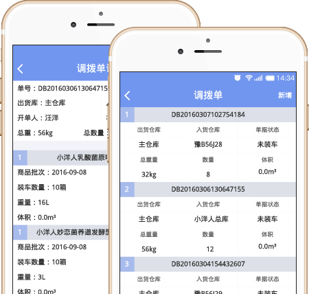 看调拨单出货
